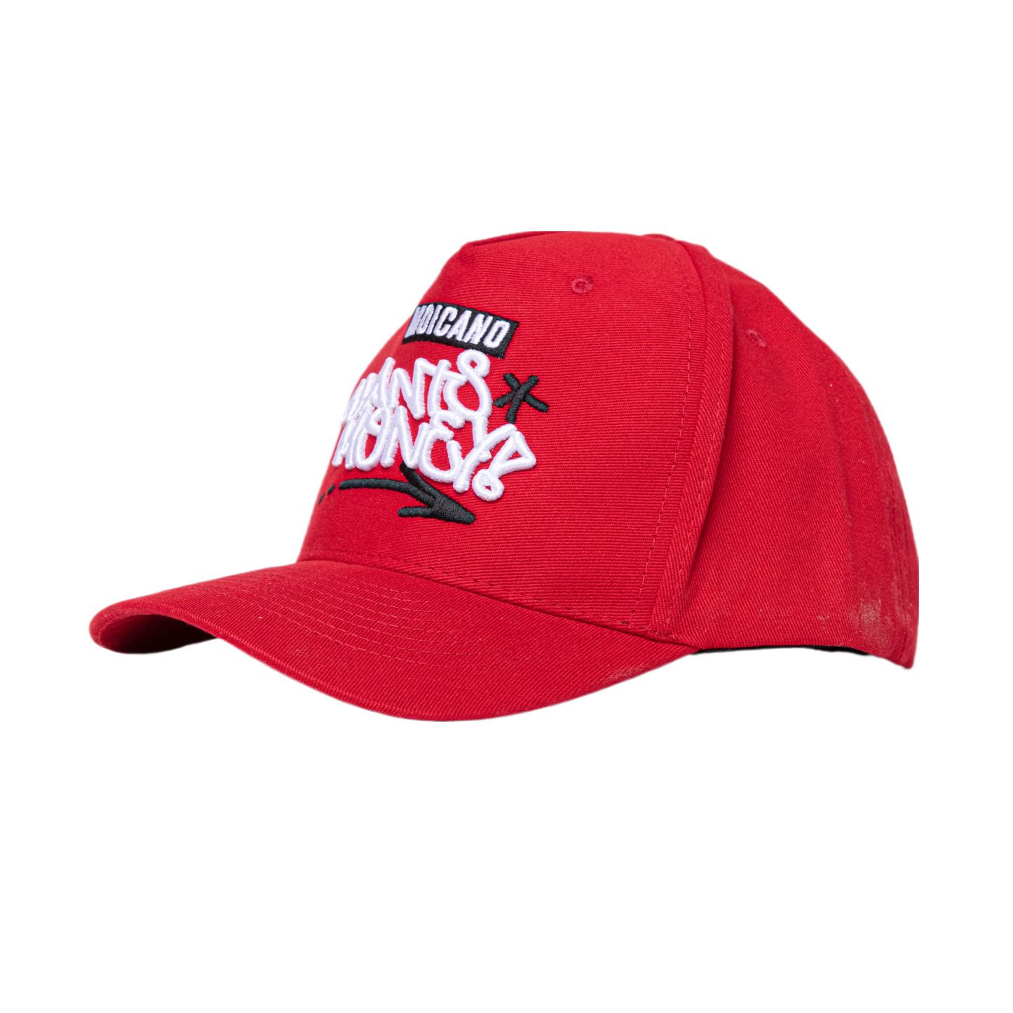 MUST HAVE CAP - "WANTS MONEY" - RED