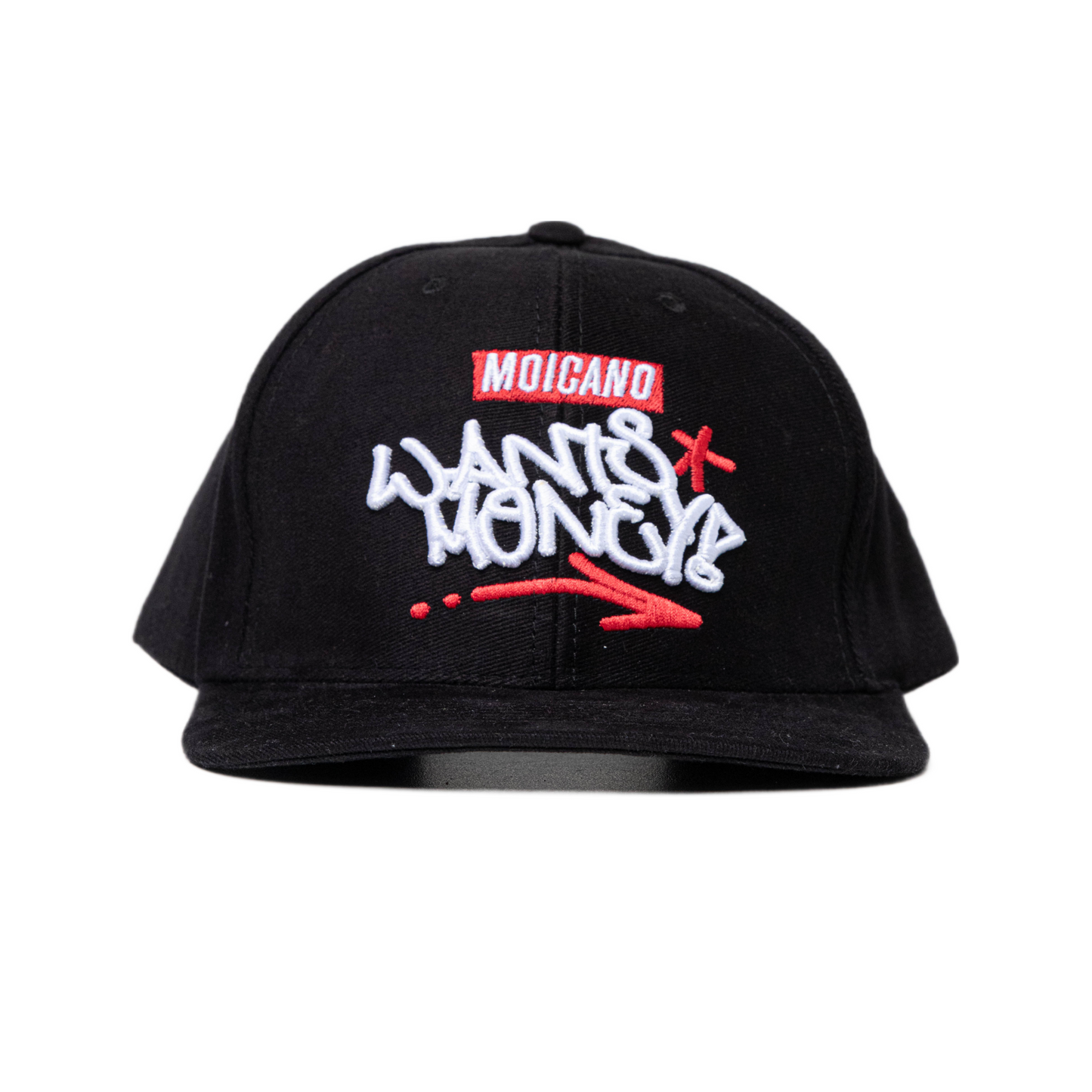 ALL BLACK CAP "MOICANO WANTS MONEY"