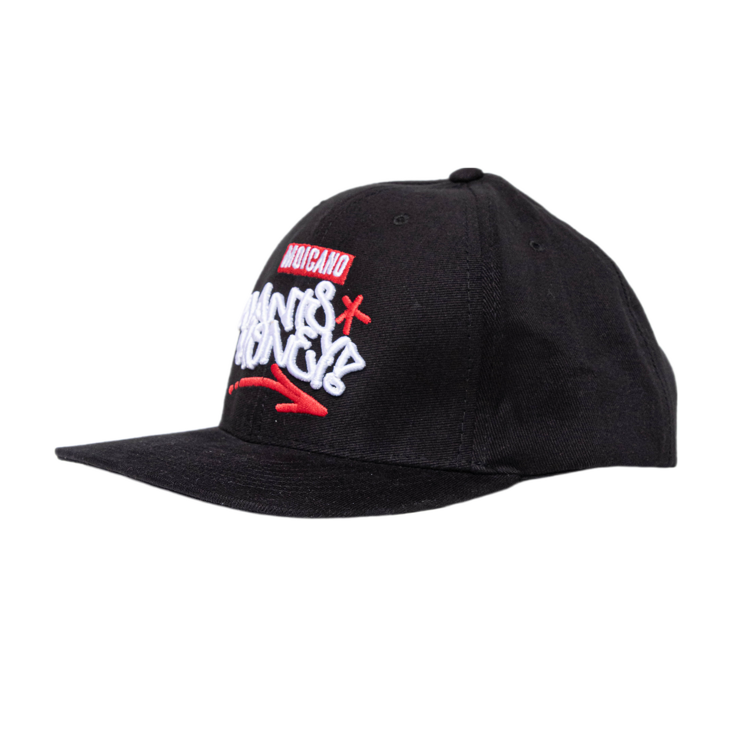 ALL BLACK CAP "MOICANO WANTS MONEY"