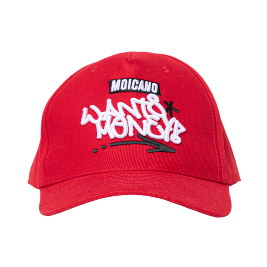 MUST HAVE CAP - "WANTS MONEY" - RED